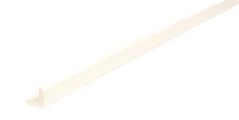 Hjørnelist plast hvit – 31 x 31 x 3000 mm